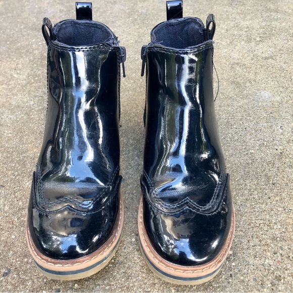 Zara navy blue size 31 or 13-13.5 girls booties - Picture 2 of 6